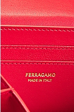 Ferragamo Fiamma Bag in Flame Red, view 6, click to view large image.