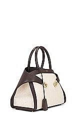 Ferragamo Hug Bag in Naturale, view 5, click to view large image.