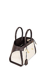 Ferragamo Hug Bag in Naturale, view 6, click to view large image.