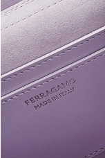 Ferragamo Top Handle Bag in New Lavender, view 7, click to view large image.