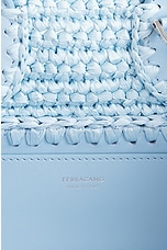Ferragamo Hug Mini Bag in Sky Blue, view 6, click to view large image.