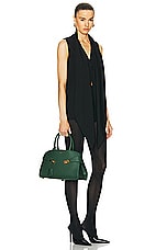 Ferragamo Hug Bag in Forest Green, view 2, click to view large image.