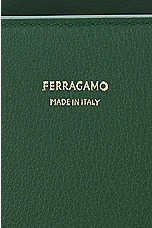 Ferragamo Hug Bag in Forest Green, view 7, click to view large image.
