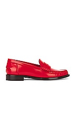 Ferragamo Irina Loafer in Flame Red, view 1, click to view large image.
