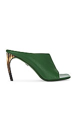 Ferragamo Nymphe Mule Sandal in Forest Green, view 1, click to view large image.