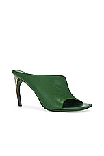 Ferragamo Nymphe Mule Sandal in Forest Green, view 2, click to view large image.