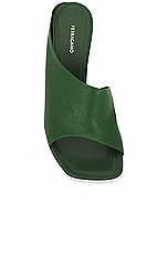Ferragamo Nymphe Mule Sandal in Forest Green, view 4, click to view large image.