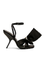 Ferragamo Helena Sandal in Black, view 1, click to view large image.