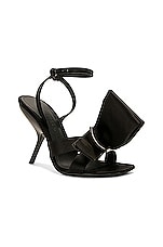 Ferragamo Helena Sandal in Black, view 2, click to view large image.