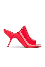 Ferragamo Era Mule in Flame Red, view 1, click to view large image.