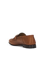 Ferragamo Ottone Loafer in Brown, view 3, click to view large image.