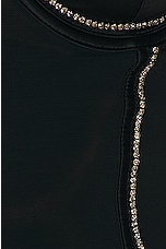 fleur du mal Brilliant Mesh Bustier Dress in Black, view 5, click to view large image.