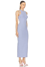 fleur du mal Strappy Rib Maxi Dress in Lavender Blue, view 2, click to view large image.