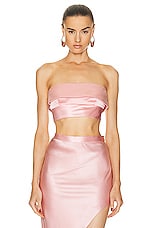 fleur du mal Strapless Top in Pink Lady, view 1, click to view large image.