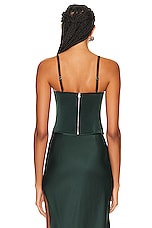 fleur du mal Hamptons Bustier Top in Envy, view 4, click to view large image.