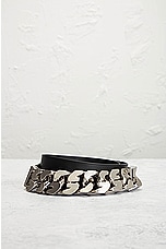 FWRD Renew Givenchy Half G Chain Belt in Black, view 2, click to view large image.