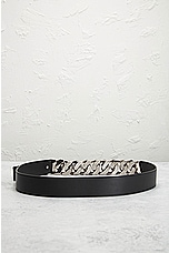 FWRD Renew Givenchy Half G Chain Belt in Black, view 4, click to view large image.