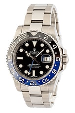FWRD Renew x Bob's Watches Rolex Gmt-Master Ii 116710Ln in Stainless Steel & Black, view 1, click to view large image.