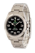 FWRD Renew x Bob's Watches Rolex Air-King 126900 in Stainless Steel & Black, view 1, click to view large image.