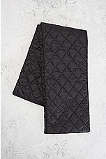 FWRD Renew Chanel Cocoon Scarf in Black, view 2, click to view large image.