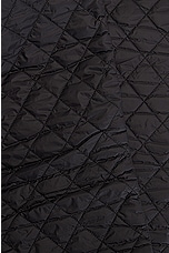 FWRD Renew Chanel Cocoon Scarf in Black, view 4, click to view large image.