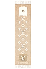 FWRD Renew Louis Vuitton Echarpe Scarf in Beige, view 1, click to view large image.