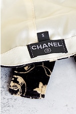 FWRD Renew Chanel Bucket Hat in Black, view 4, click to view large image.