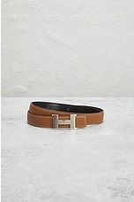 FWRD Renew Hermes H Buckle Constance Belt in Brown, view 3, click to view large image.