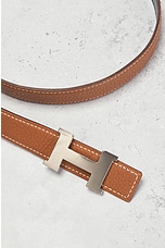 FWRD Renew Hermes H Buckle Constance Belt in Brown, view 6, click to view large image.