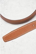 FWRD Renew Hermes H Buckle Constance Belt in Brown, view 7, click to view large image.