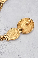 FWRD Renew Chanel Coco Mark Chain Belt in Gold, view 4, click to view large image.
