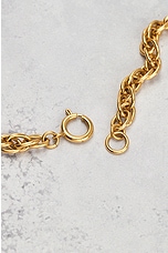 FWRD Renew Chanel Coco Mark Chain Belt in Gold, view 4, click to view large image.