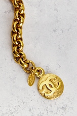 FWRD Renew Chanel Coco Mark Chain Belt in Gold, view 3, click to view large image.