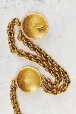 FWRD Renew Chanel Coco Mark Chain Belt in Gold, view 4, click to view large image.