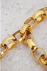 FWRD Renew Chanel Sunburst Double Chain Belt in Gold, view 6, click to view large image.
