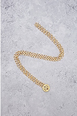 FWRD Renew Chanel Coco Chain Belt in Gold, view 2, click to view large image.