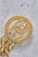 FWRD Renew Chanel Coco Chain Belt in Gold, view 6, click to view large image.