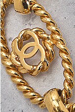 FWRD Renew Chanel Coco Mark Chain Belt in Gold, view 8, click to view large image.