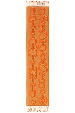FWRD Renew Hermes Cashmere Scarf in Orange, view 1, click to view large image.