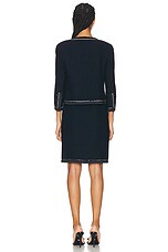 FWRD Renew Chanel Skirt &amp; Jacket Set in Black, view 4, click to view large image.