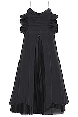 FWRD Renew Chanel 2002 Flowy Dress in Black, view 2, click to view large image.