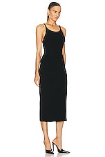 FWRD Renew Dolce &amp; Gabbana Midi Dress in Black, view 2, click to view large image.