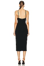 FWRD Renew Dolce &amp; Gabbana Midi Dress in Black, view 3, click to view large image.