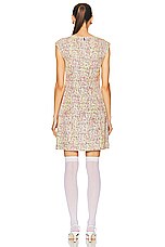 FWRD Renew Chanel Coco Button Tweed Dress in Multi, view 4, click to view large image.