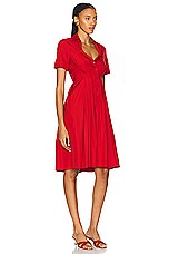 FWRD Renew Gucci Midi Dress in Red, view 2, click to view large image.
