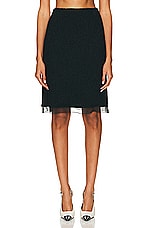 FWRD Renew Chanel Midi Dress in Black, view 4, click to view large image.
