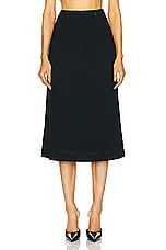 FWRD Renew Chanel Cardigan &amp; Skirt Set in Black, view 4, click to view large image.