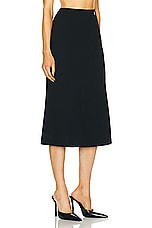 FWRD Renew Chanel Cardigan &amp; Skirt Set in Black, view 5, click to view large image.