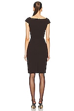 FWRD Renew Dior Cowl Dress in Brown, view 3, click to view large image.
