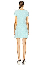 FWRD Renew Chanel Velour Dress in Baby Blue, view 3, click to view large image.
